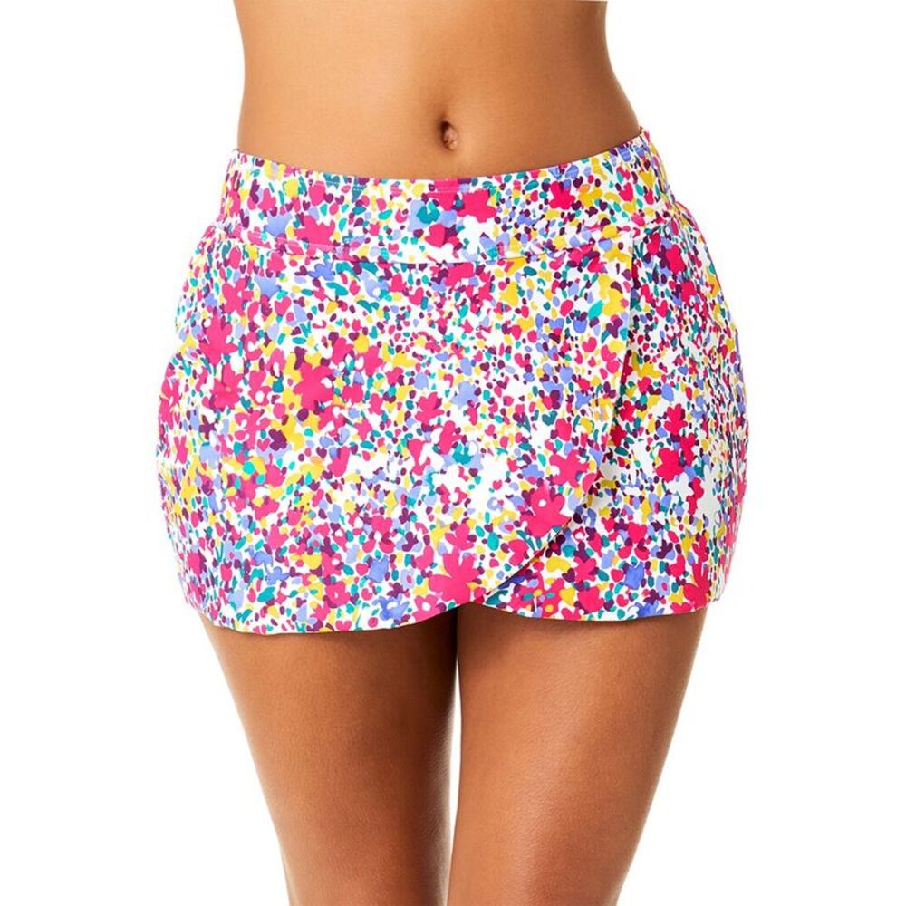 Anne Cole Womens  Tulip Drape Swim Skirt